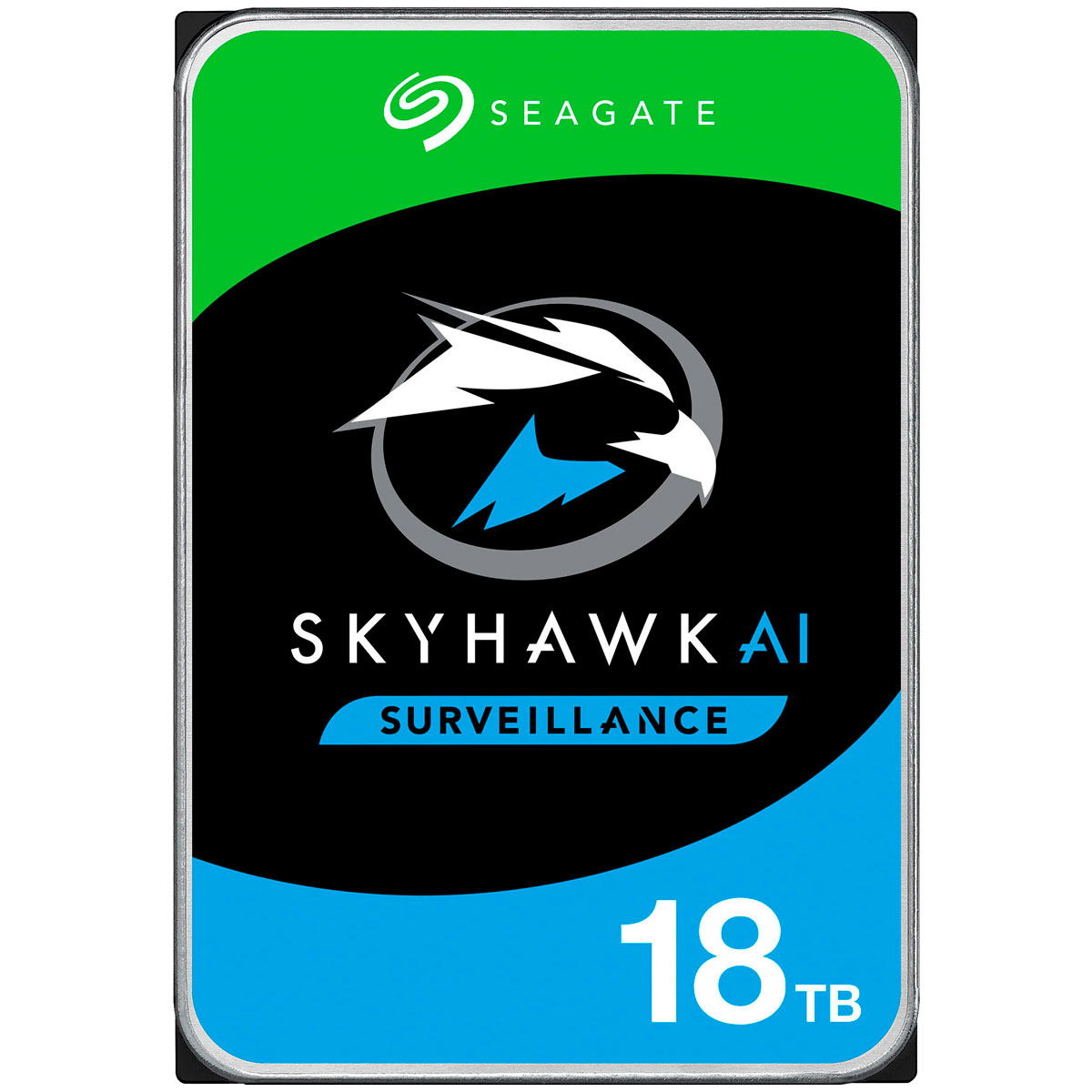 HD 18TB SATA - 7200RPM - 256MB Cache - Seagate SkyHawk AI Surveillance - ST18000VE002 - Ideal para Vigilância