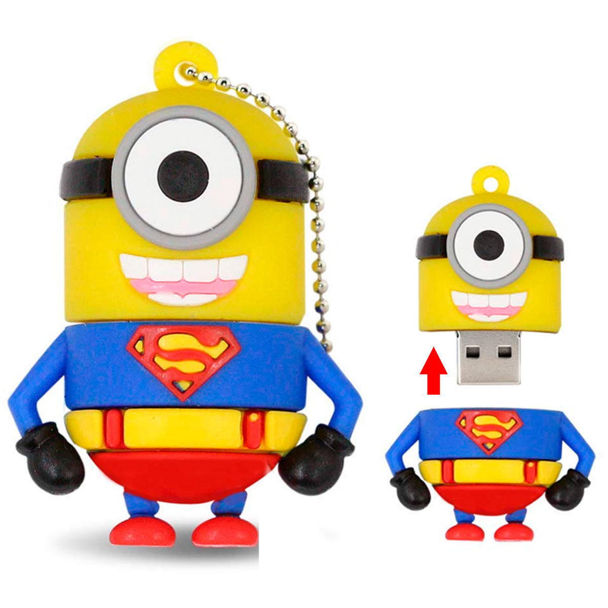 Pen Drive 8GB Multilaser Minions Superman