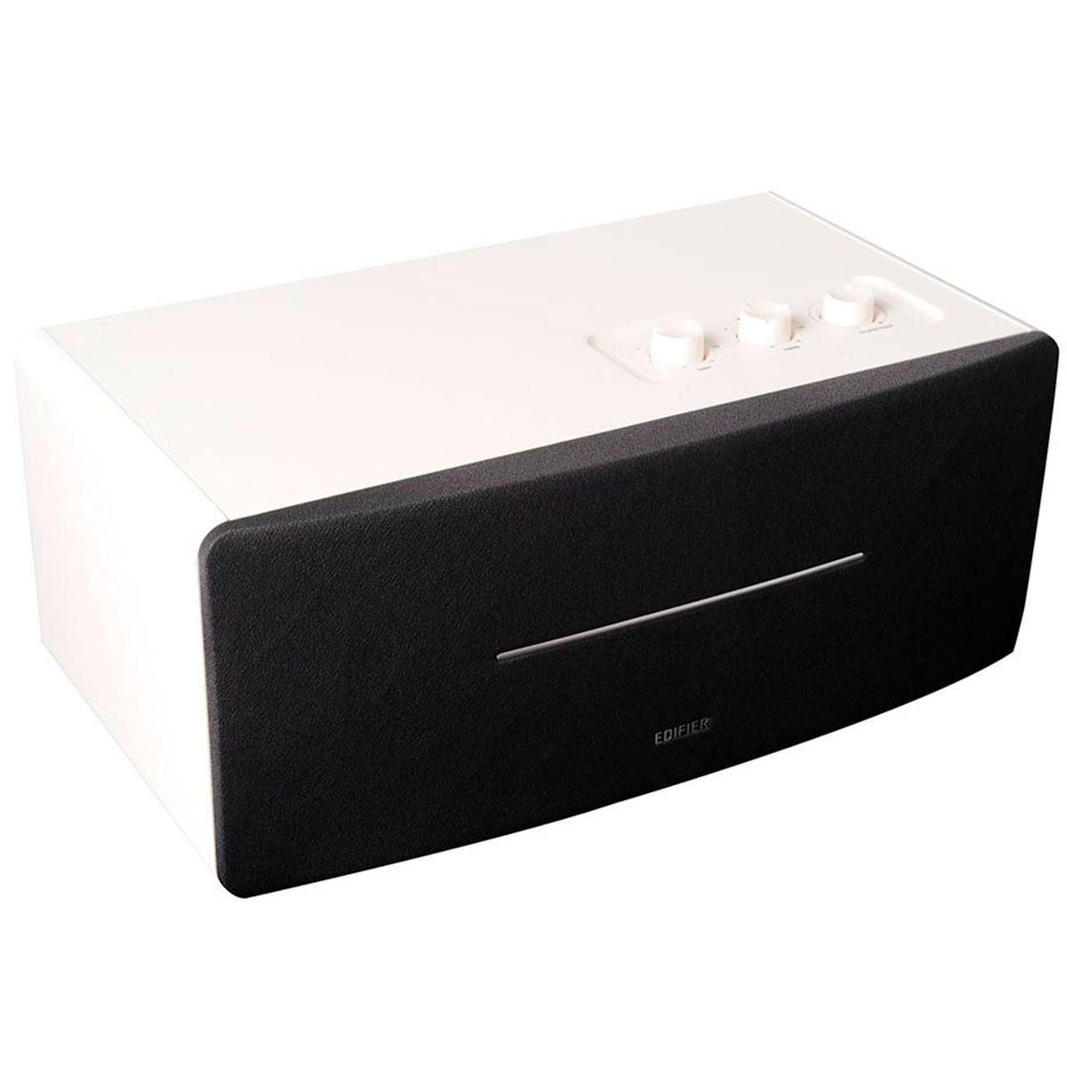 Caixa de Som Bluetooth Edifier D12 - 70W RMS - Bluetooth e Aux - DSP - Controle Remoto - Branca