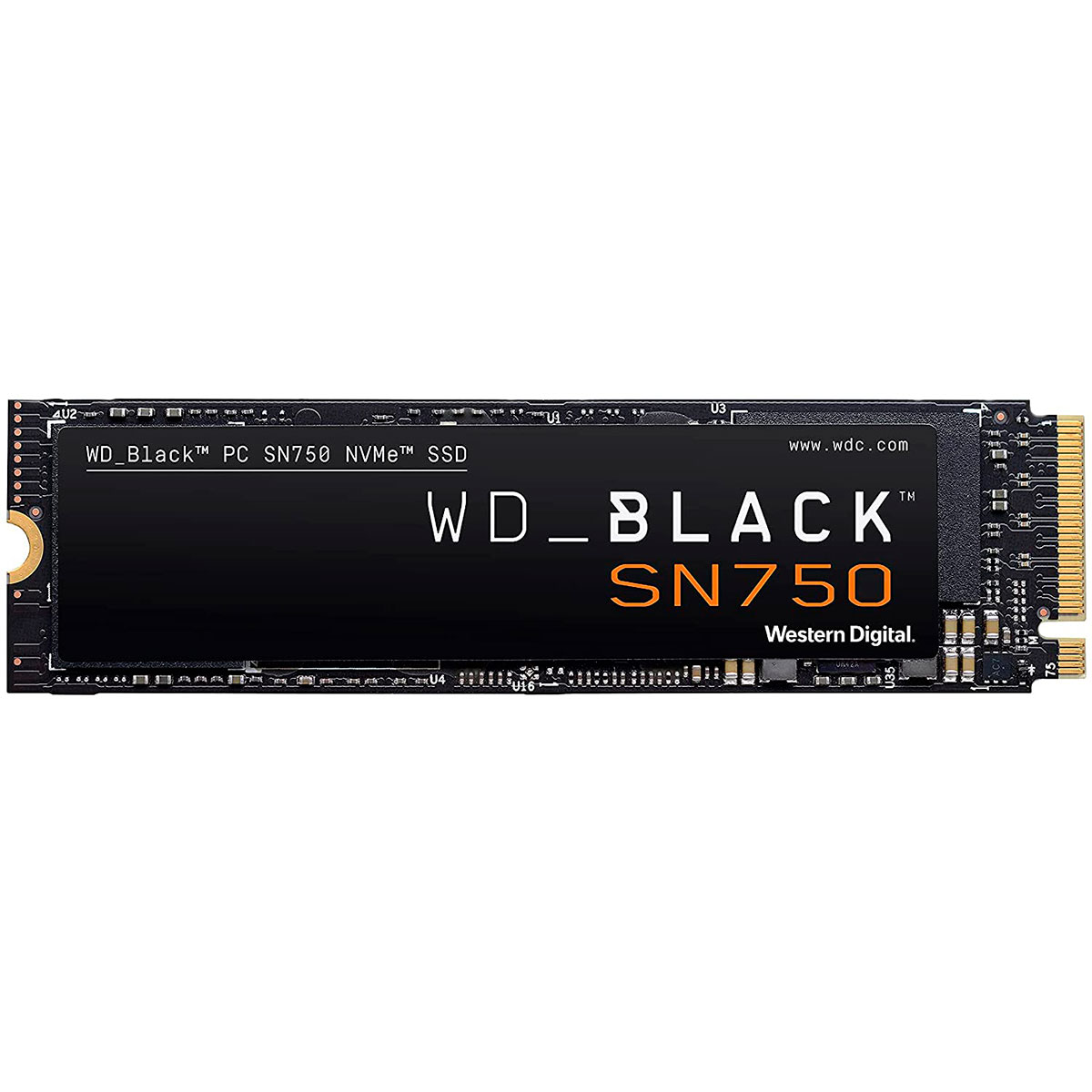 SSD M.2 1TB Western Digital SN750 - NVMe - Leitura 3430MB/s - Gravação 3000MB/s - WDS100T3X0C-00SJG0