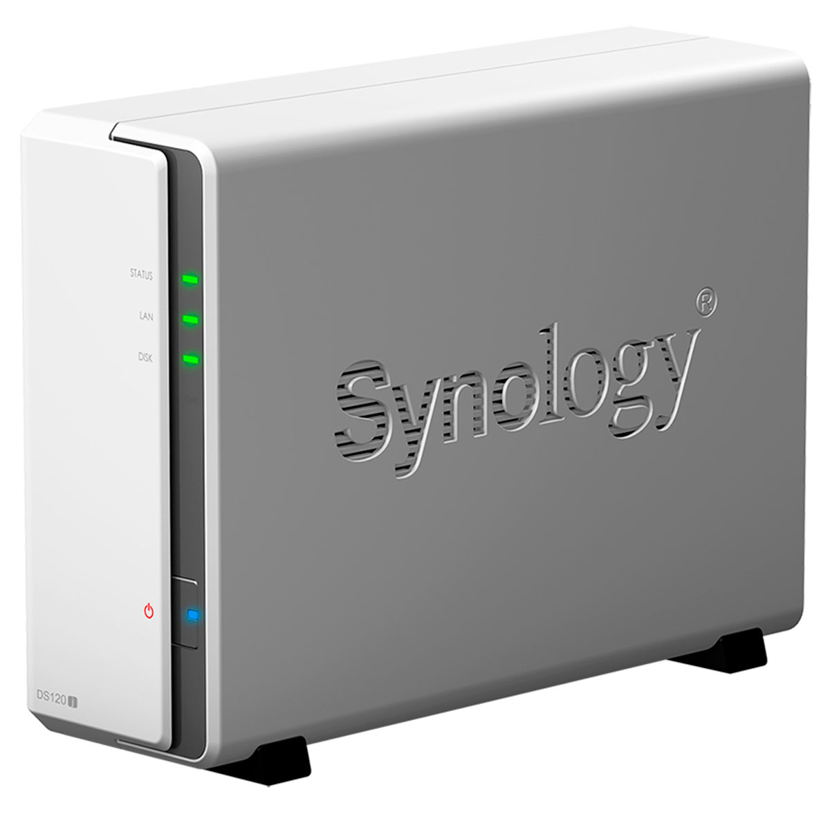 Storage NAS Synology DS120J DiskStation - Marvell Armada 3700 - Gigabit - USB 3.2 - Suporta 1 HD - Hyper Backup - 15-130007730