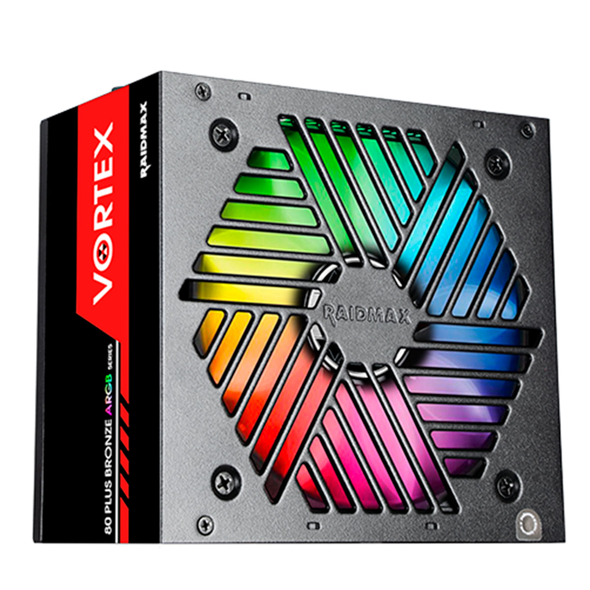 Fonte 700W Raidmax Vortex aRGB - Eficiência 85% - 80 PLUS® Bronze - RX-700AC-VR