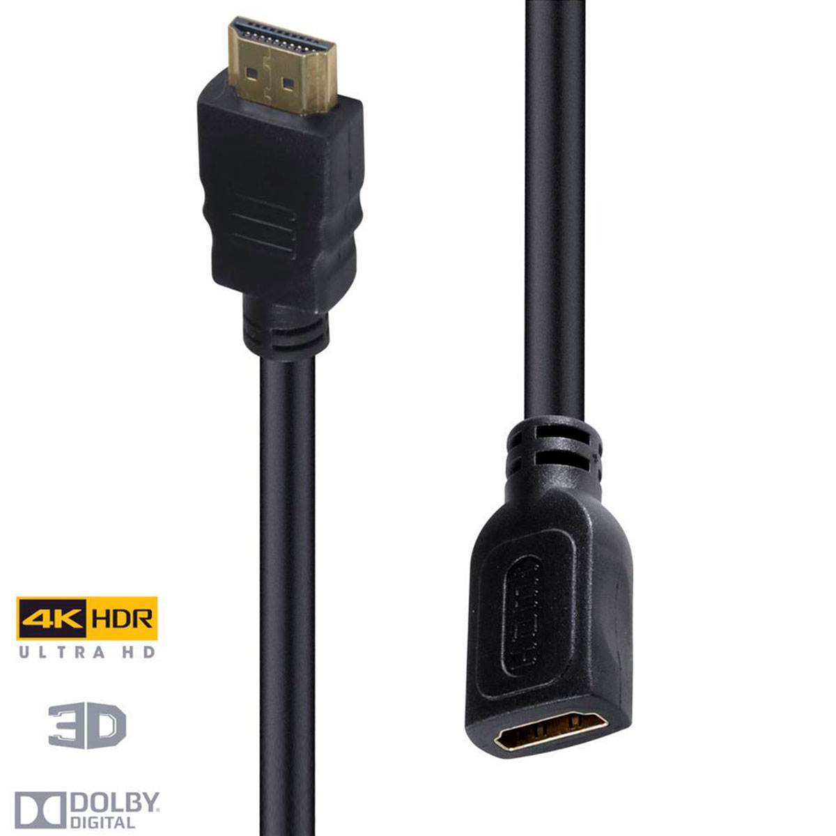 Cabo Extensor HDMI 2.0 - 2 metros - 4K UltraHD - com Filtro