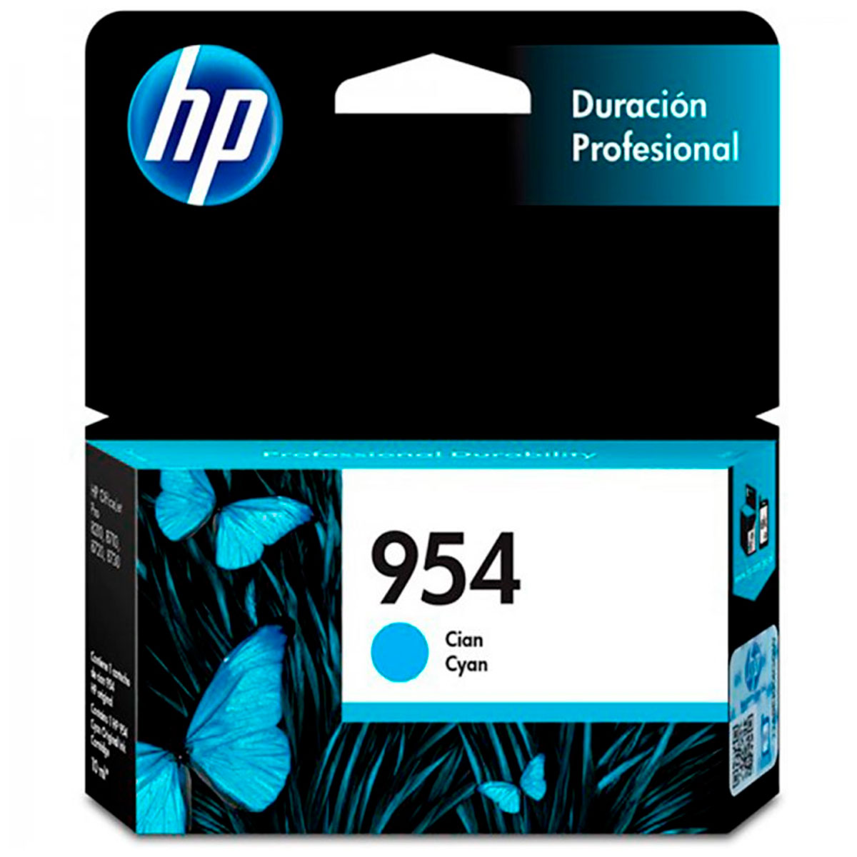 Cartucho HP 954 Ciano - L0S50AB - Para OfficeJet Pro 8210 / 8216/8218 / 7740 / 8710 / 8720 / 8730 / 8740