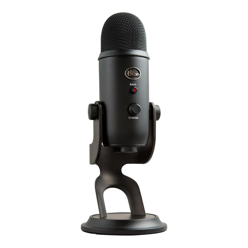 Microfone Condensador Blue Yeti - USB - Preto - 988-000100