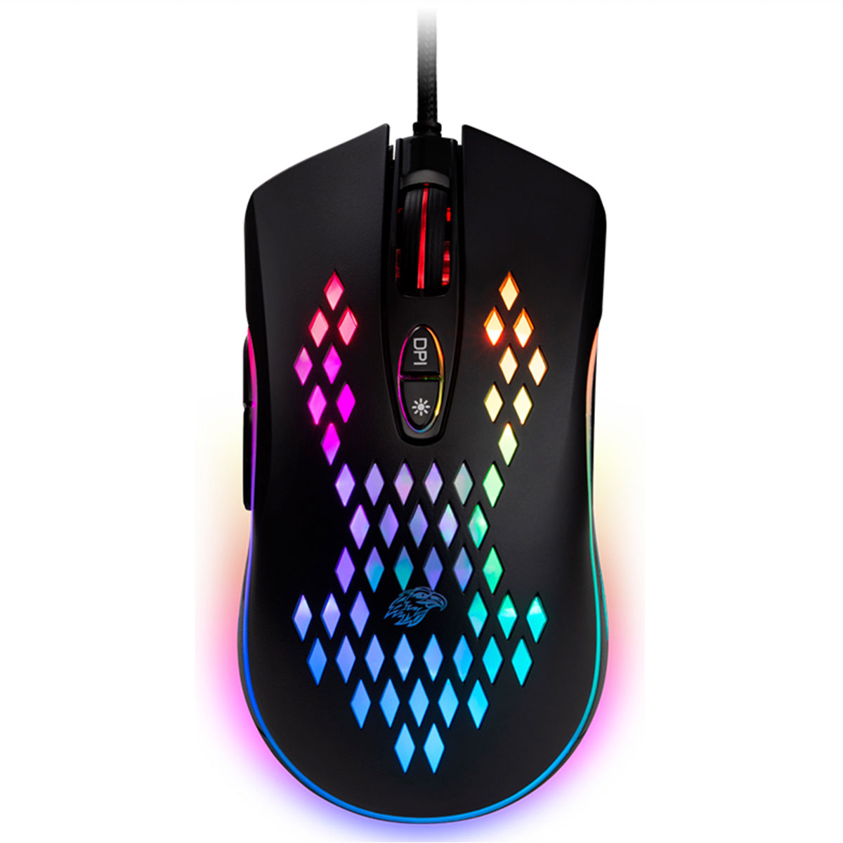 Mouse Gamer K-Mex M370 - 6400dpi - 6 Botões - M3700US0002CB1X