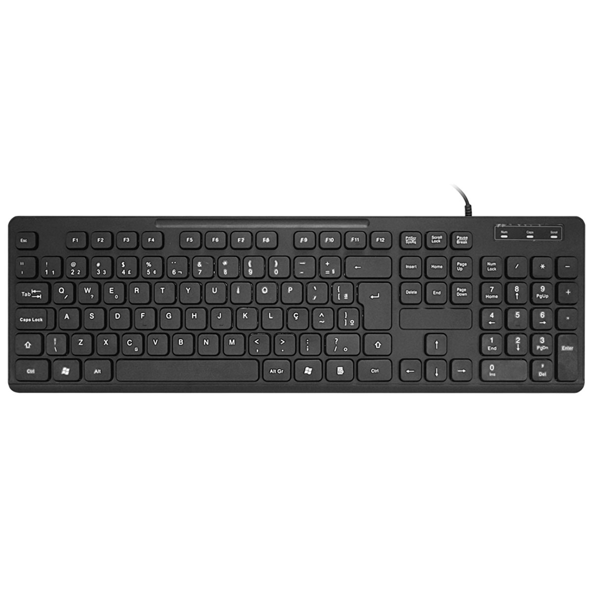 Teclado USB K-Mex Slim KB-6928 - ABNT2 - KB6928U0001CBOX