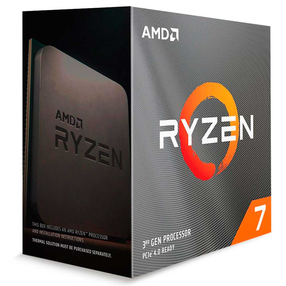 AMD Ryzen 7 3800XT Octa Core - 16 Threads - 3.8GHz (Turbo 4.7GHz) - Cache 36MB - AM4 - 100-100000279WOF