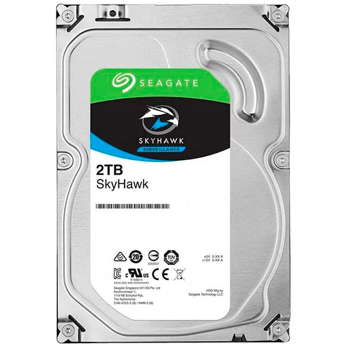 HD 2TB SATA - 7200RPM - 256MB Cache - Seagate Surveillance Skyhawk - ST2000VX015 - Ideal para Vigilância