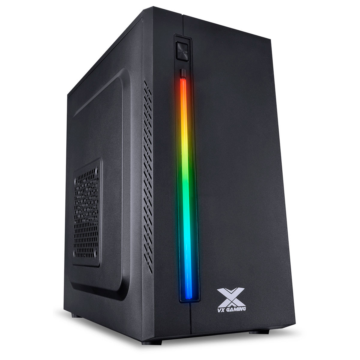 Gabinete Gamer Vx Gaming Australis Preto - USB 3.0 - LED RGB