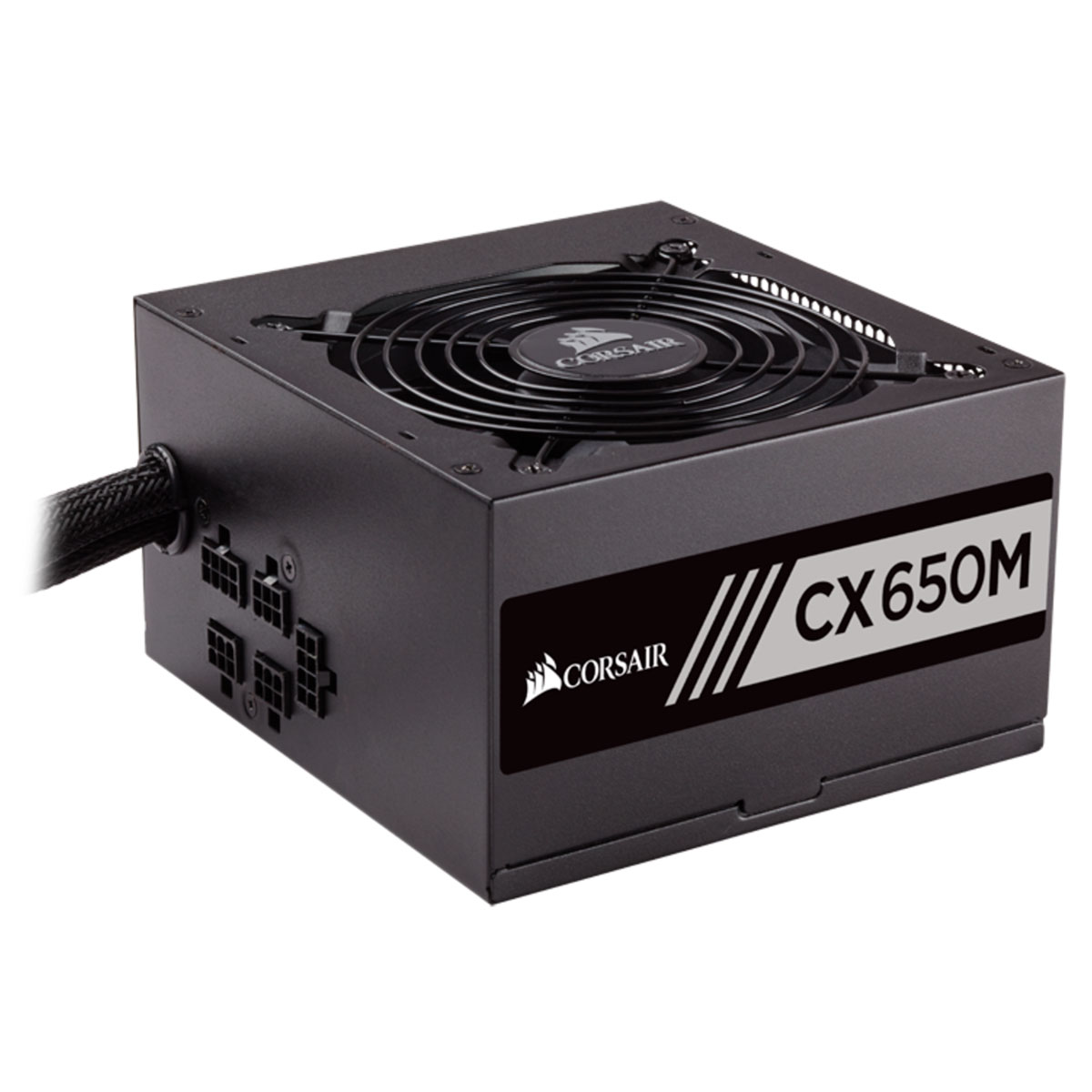 Fonte 650W Corsair CX650M - Semi Modular - PFC Ativo - Eficiência 85% - 80 PLUS® Bronze - CP-9020103-BR