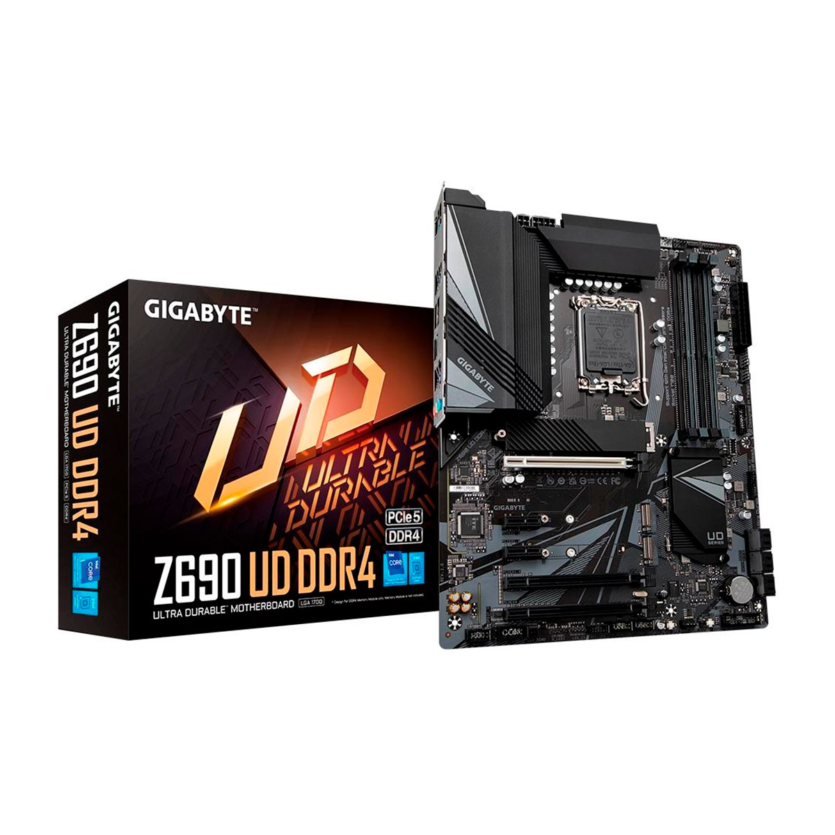 Placa Mãe Gigabyte Z690 UD (LGA 1700 - DDR4 5333 O.C) - Chipset Z690 - USB 3.2 - Slot M.2