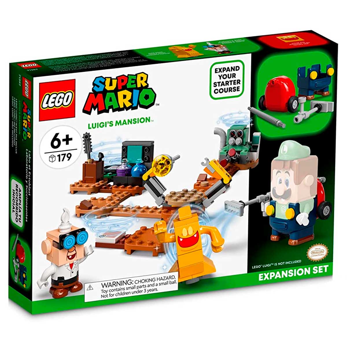 LEGO Super Mario™ - Laboratório e Aspirespectro de Luigi`s Mansion™ - Pacote de Expansão - 71397
