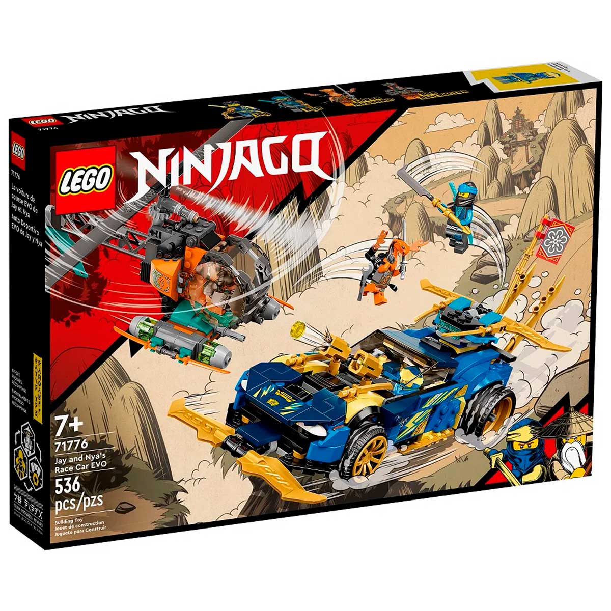 LEGO Ninjago - Carro de Corrida EVO do Jay e da Nya - 71776
