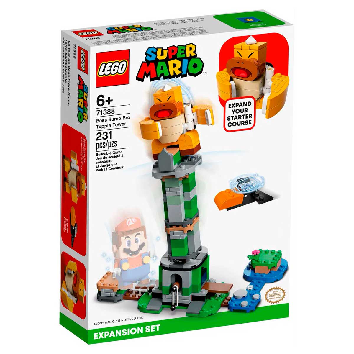 LEGO Super Mario™ - Torre Bamba do Chefe Irmão Sumô - Pacote de Expansão - 71388