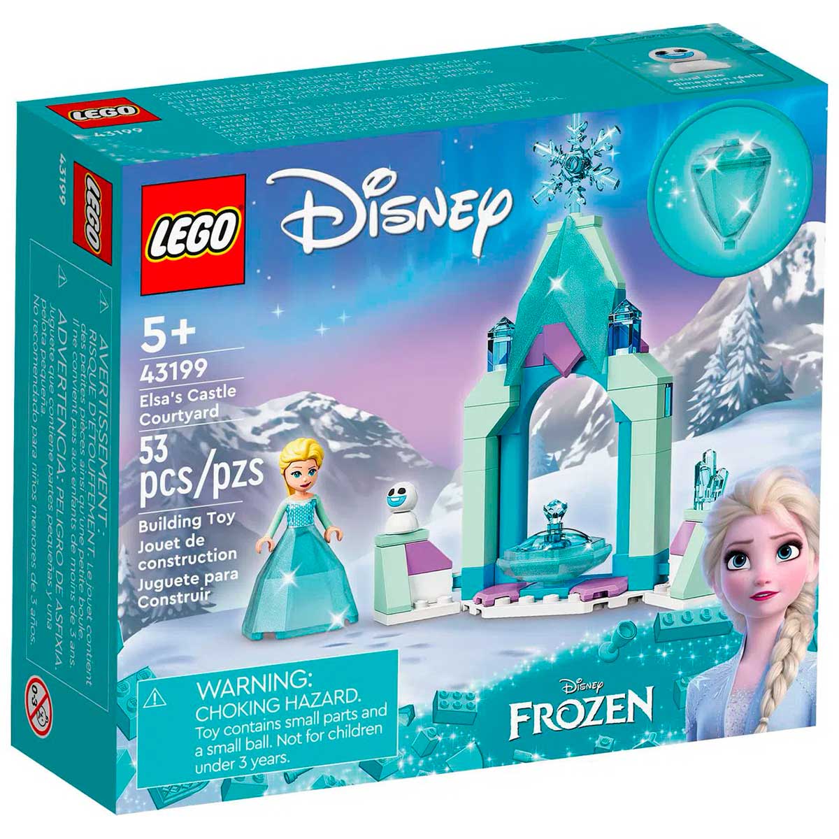 LEGO Disney Princess - Pátio do Castelo da Elsa - 43199