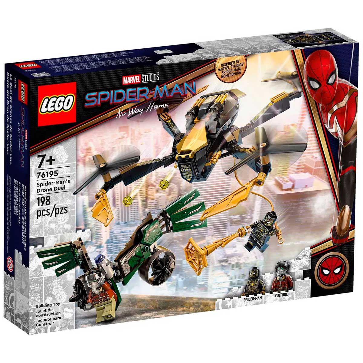 LEGO Super Heroes Marvel - Duelo de Drones do Homem-Aranha - 76195