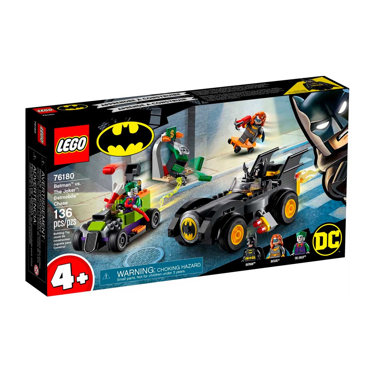 LEGO Super Heroes DC - Batman vs. Coringa: Perseguição de Batmóvel - 76180