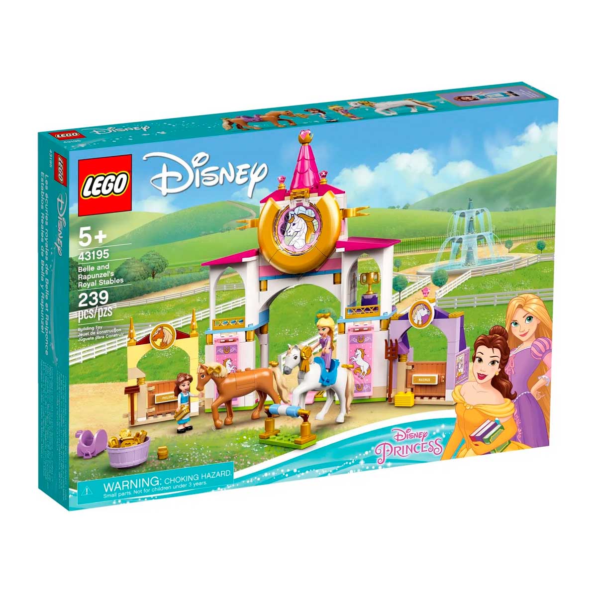 LEGO Disney Princess - Estábulos Reais de Bela e Rapunzel - 43195