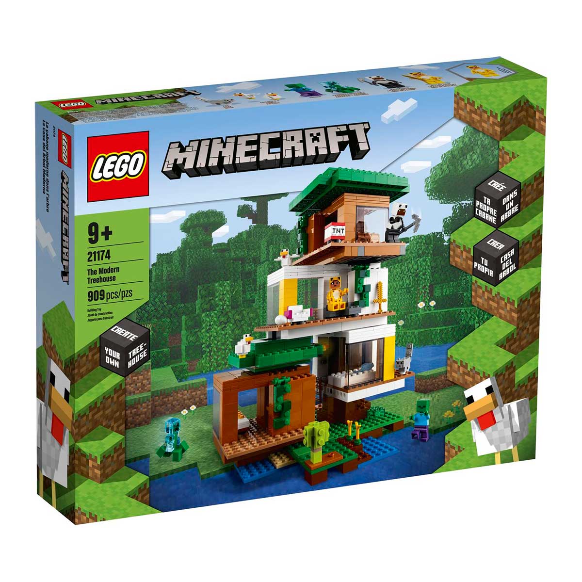 LEGO MINECRAFT A CASA DA ARVORE MODERNA 21174 - Star Brink Brinquedos