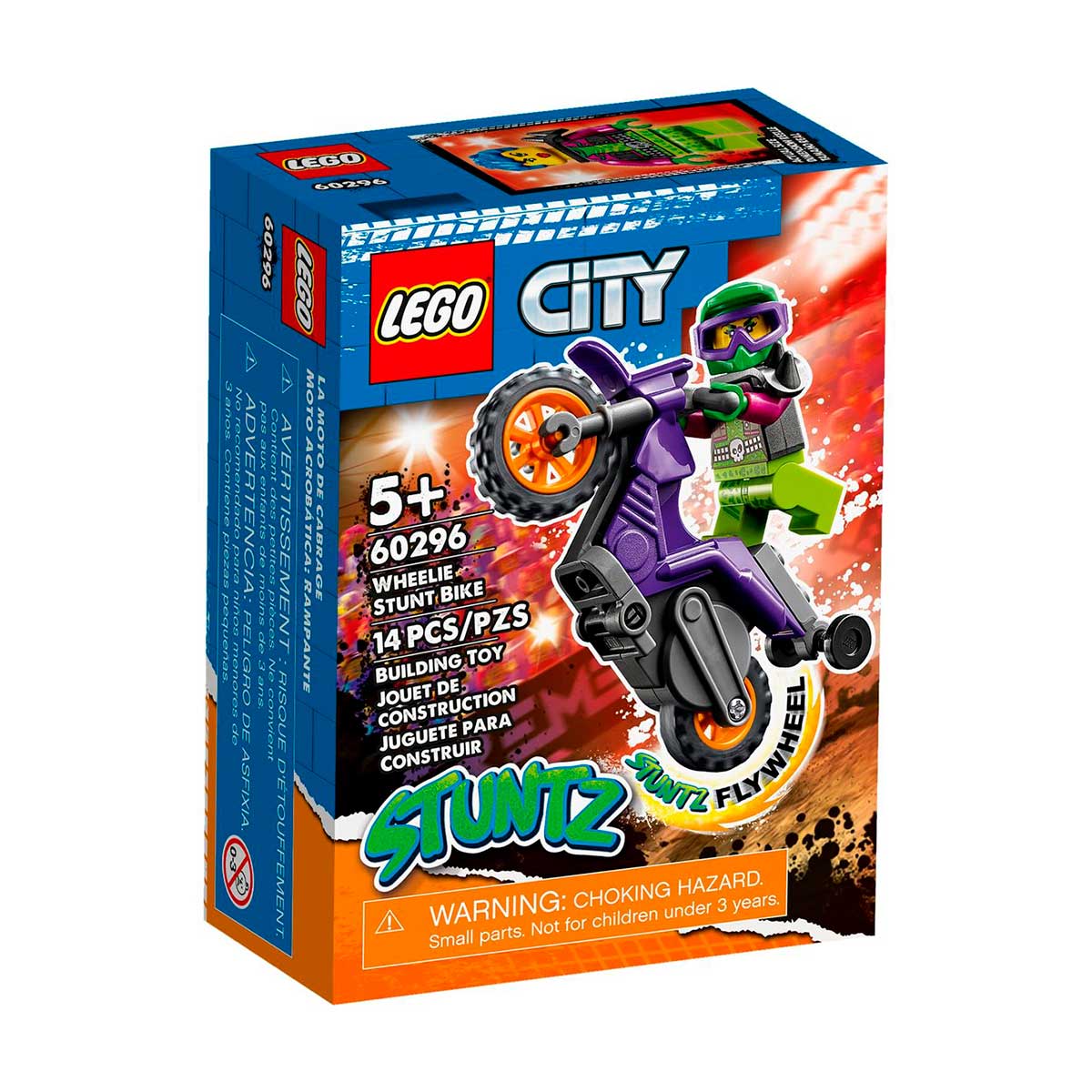 LEGO City - Motocicleta de Wheeling - 60296