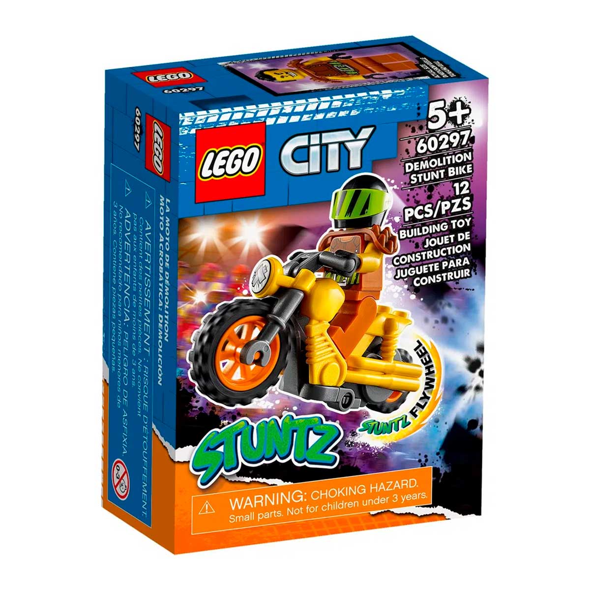 LEGO City - Moto de Acrobacias Demolidoras - 60297