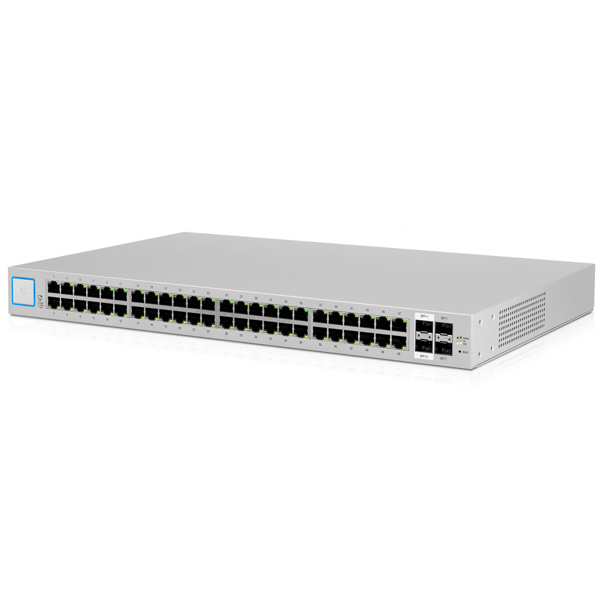 Switch 48 Portas Ubiquiti UniFi US-48 - 48 Portas Gigabit - 2 Portas SFP - 2 Portas SFP+ - Gerenciável