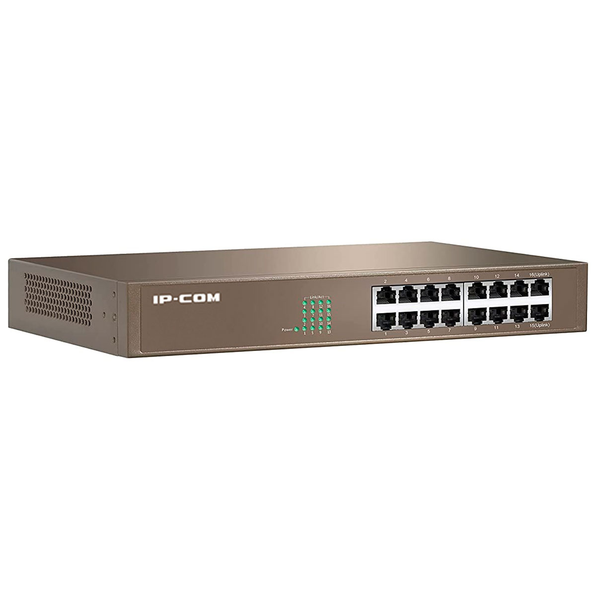 Switch 16 Portas IP-COM G1016D - Gigabit