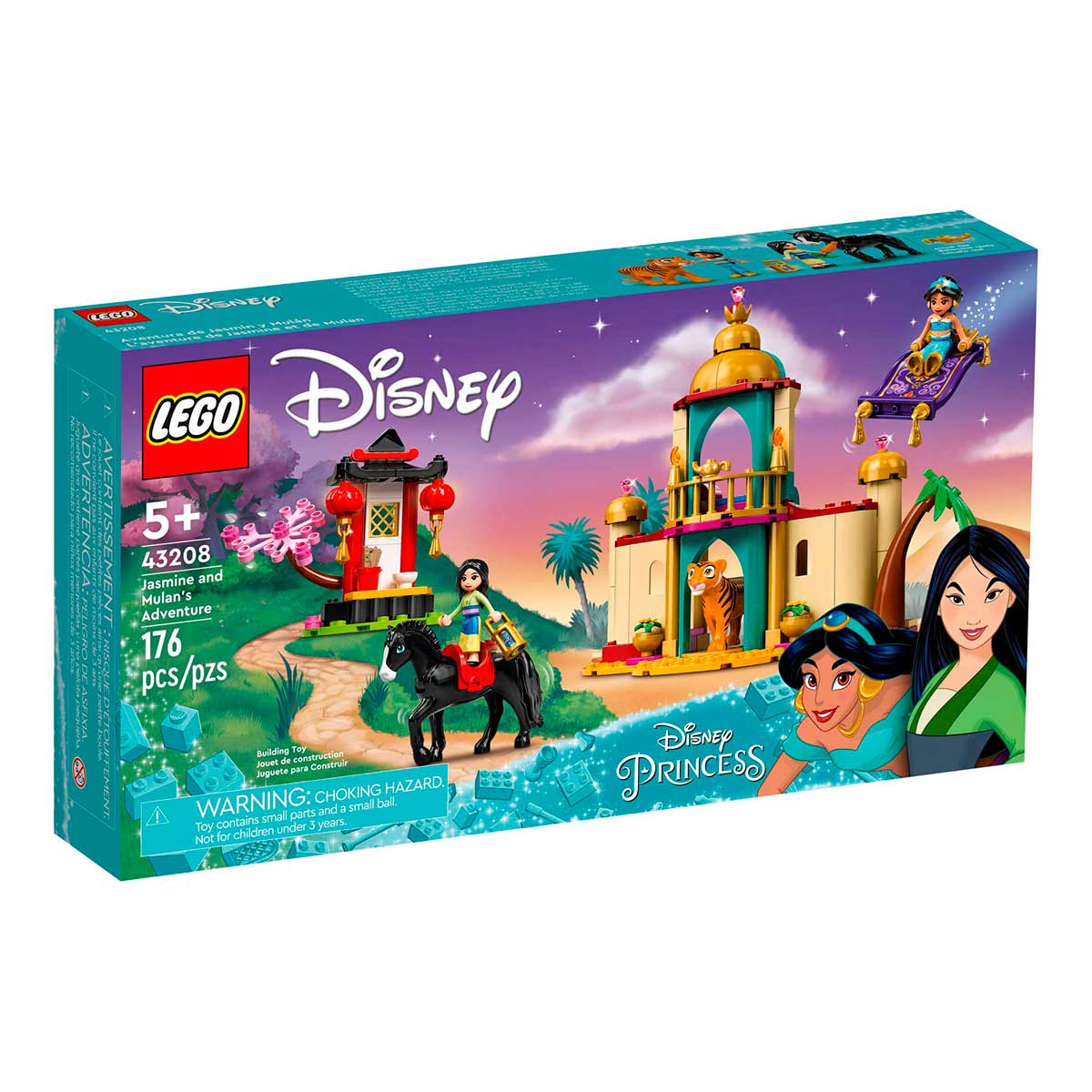 LEGO Disney Princess - A Aventura de Jasmine e Mulan - 43208