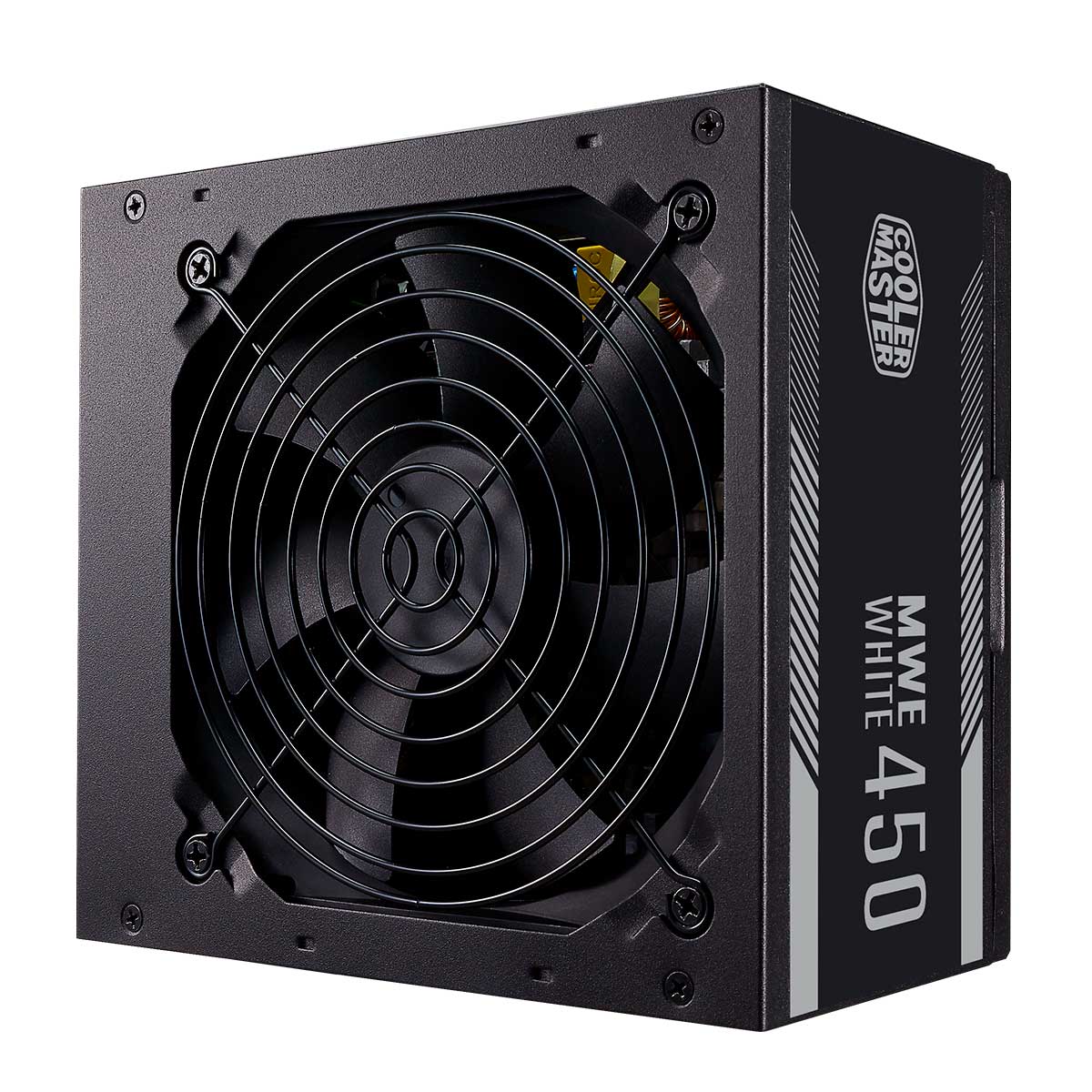 Fonte 450W Cooler Master MWE - PFC Ativo - Eficiência 80% - 80 PLUS® White - MPE-4501-ACAAW-BR