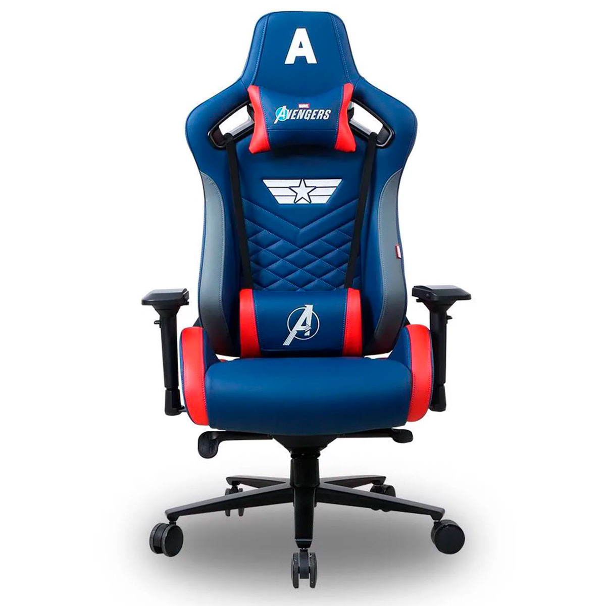 Cadeira Gamer Dazz Marvel Capitão América - Encosto Reclinável 180° - Construção em Aço - 62000050