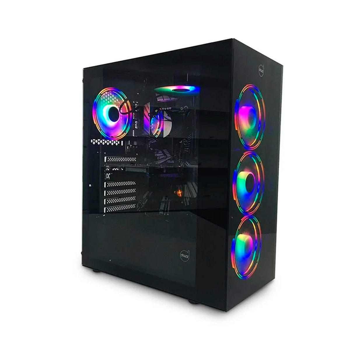 Gabinete Gamer Dazz Saturno 63000004 - Lateral em Vidro Temperado - USB 3.0