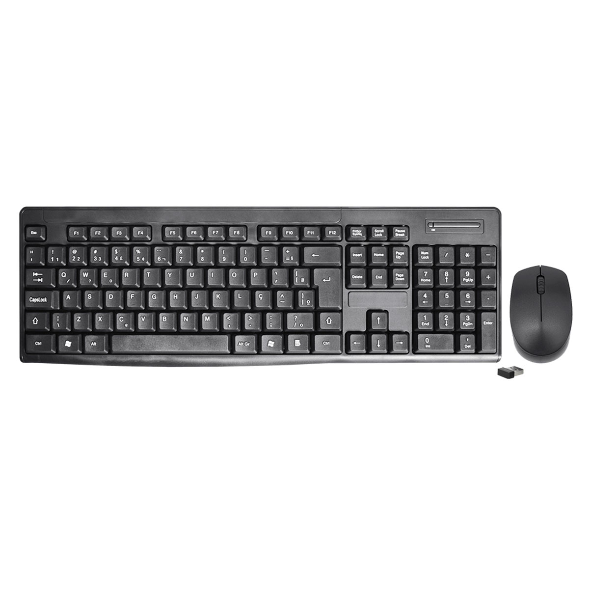 Kit Teclado e Mouse sem Fio K-Mex KA-6028 + MA-A733 - ABNT2 - 1200dpi - B2KA60280010BOX