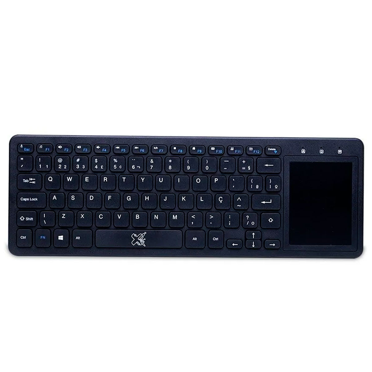 Teclado sem Fio com Touchpad Multitoque Integrado - Maxprint TV Plus - ABNT2 - 6014276