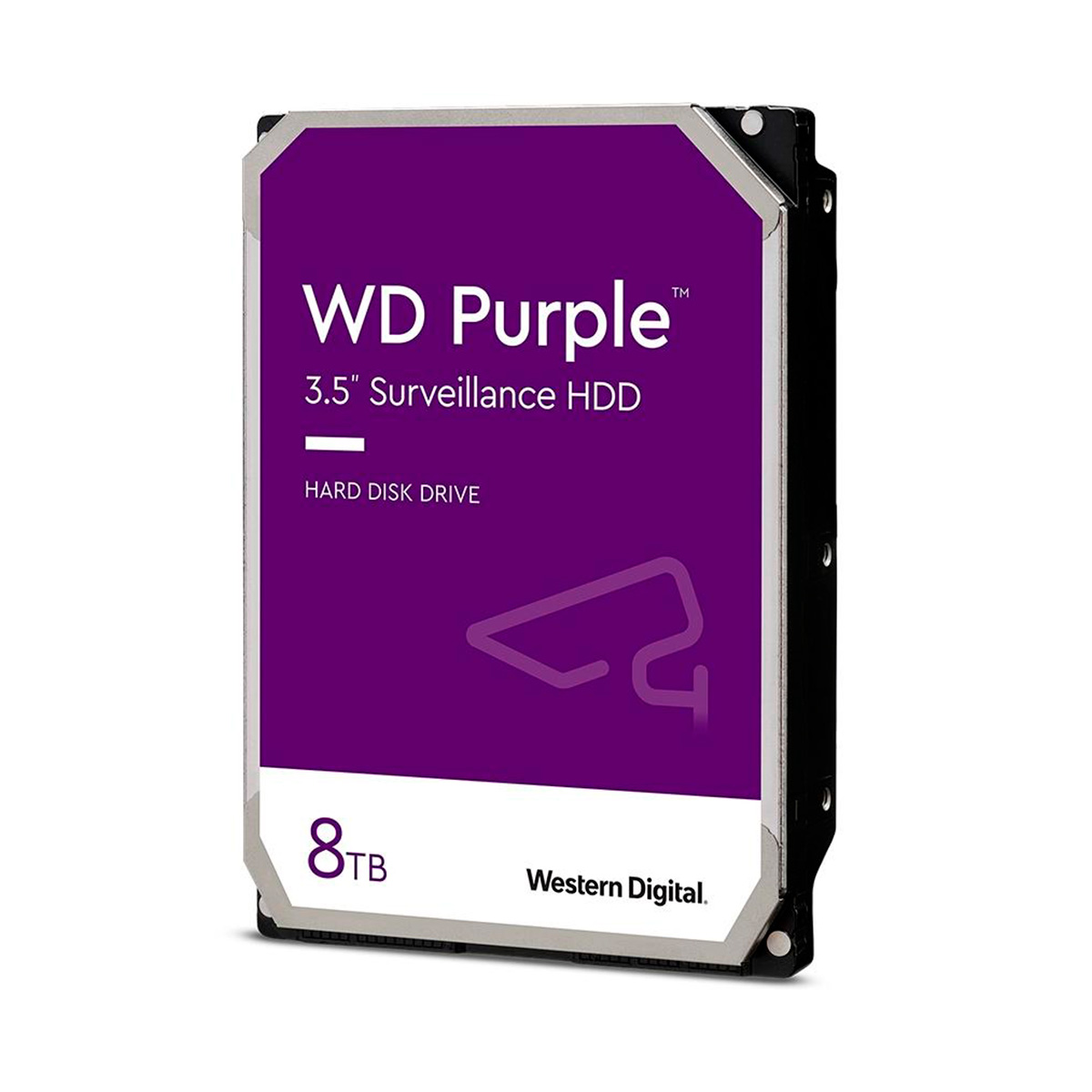 HD 8TB SATA - 5400RPM - 128MB Cache - Western Digital Purple Surveillance - WD84PURZ - Ideal para Vigilância