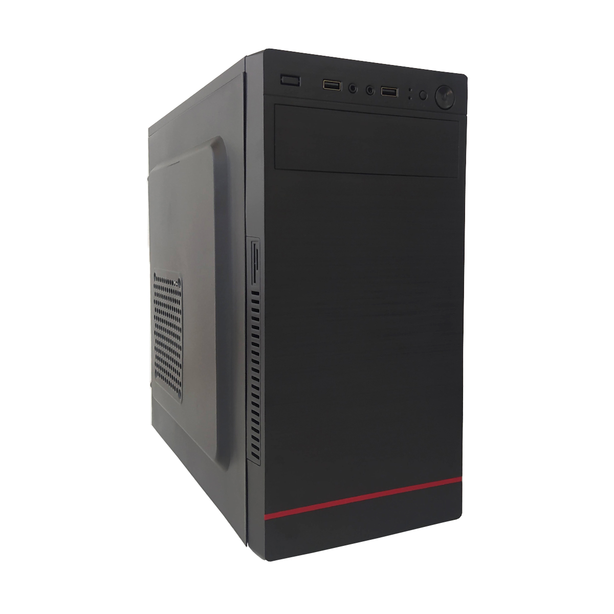 Gabinete Goldentec P1T1C - USB e Áudio Frontal - Preto - 46739 *Liquidação Peça com pequenas avarias