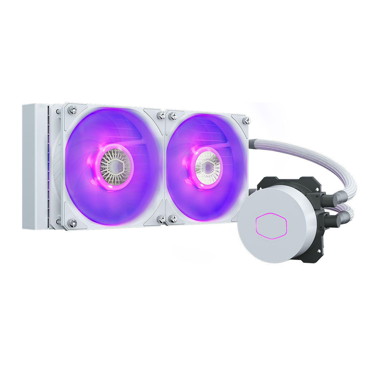 Water Cooler MasterLiquid ML240L V2 RGB - Cooler Master MLW-D24M-A18PC-RW - Branco