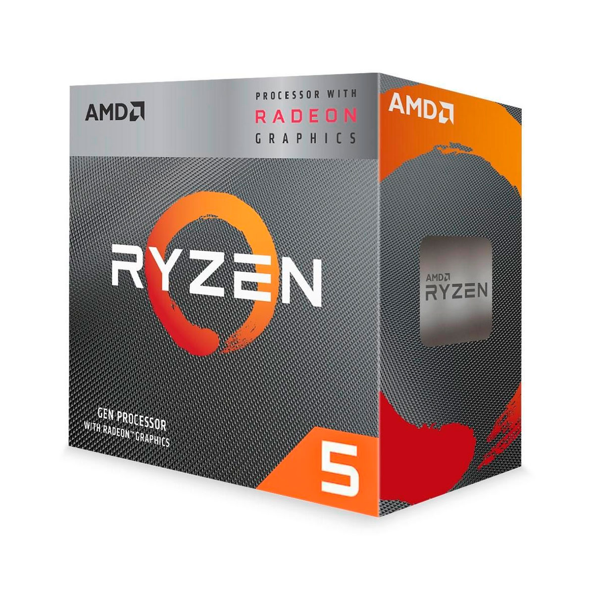 AMD Ryzen 5 4600G Hexa Core - 3.7GHz (Turbo 4.2GHz) - Cache 8MB - AM4 - 100-100000147BOX