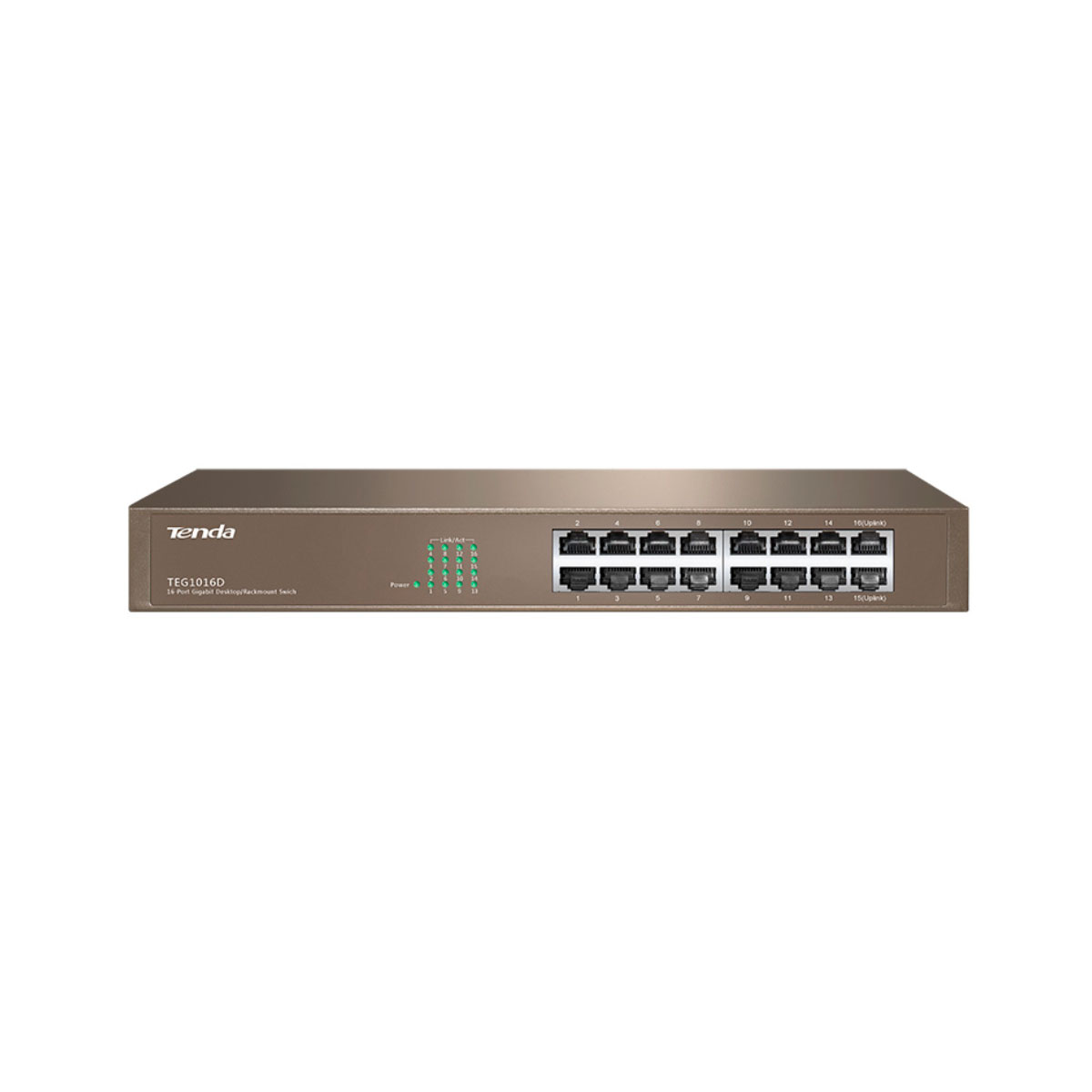 Switch 16 Portas Tenda TEG1016D - Gigabit