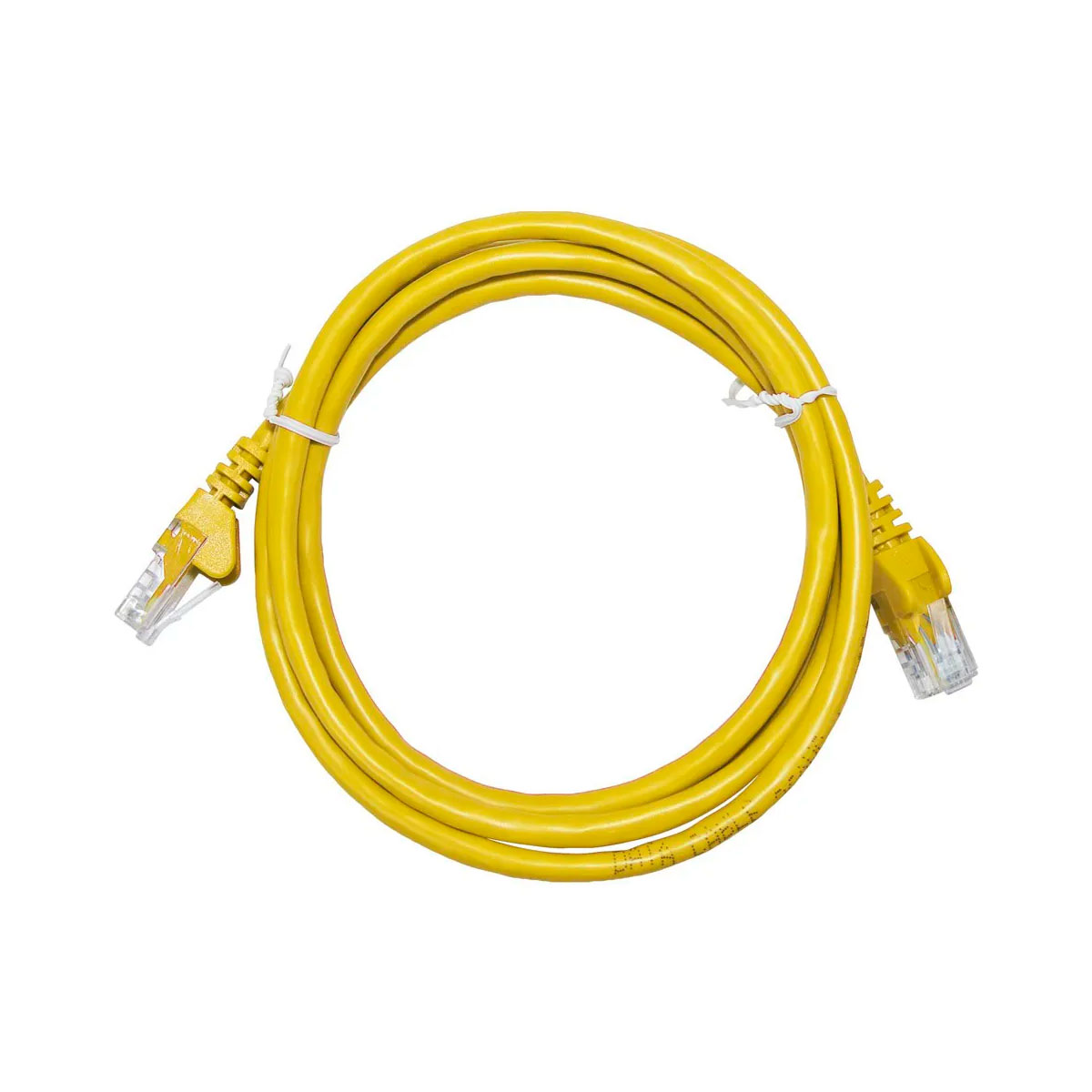 Cabo de Rede UTP (Patch Cord) RJ45 Cat 6 - 1.5 metro - Amarelo - CY-PC1.5M-6-26-YL