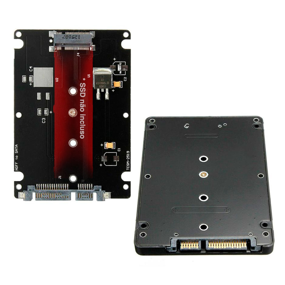 Adaptador de SSD M.2 NGFF SATA para SATA 2.5