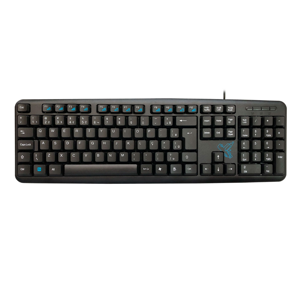 Teclado USB Multimidia Maxprint Techbest - ABNT2 - 60000073