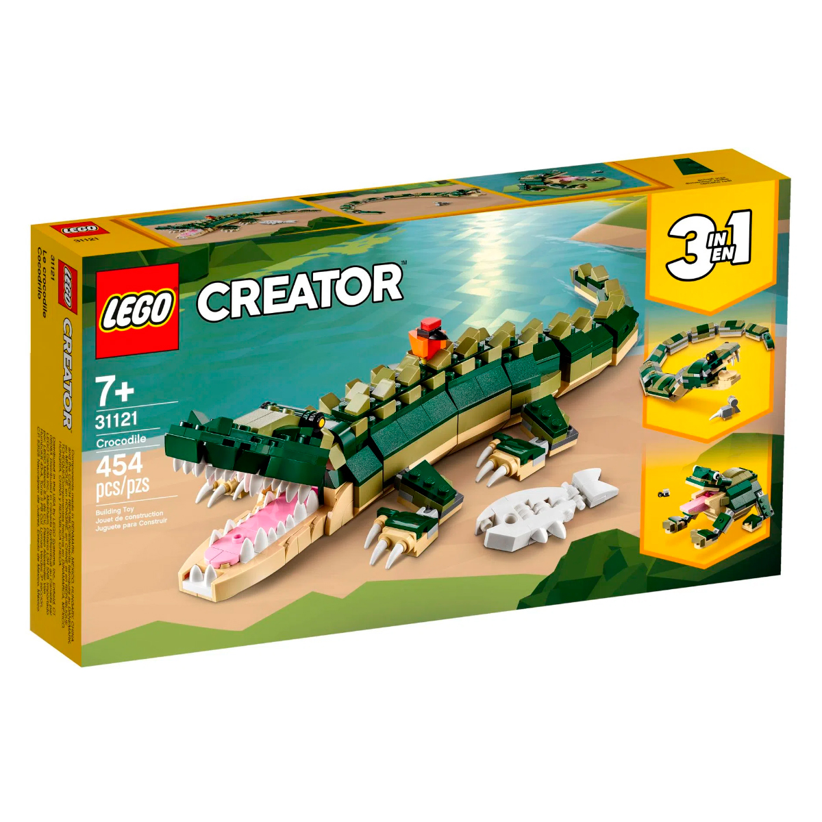 LEGO Creator 3 Em 1 - Crocodilo - 31121