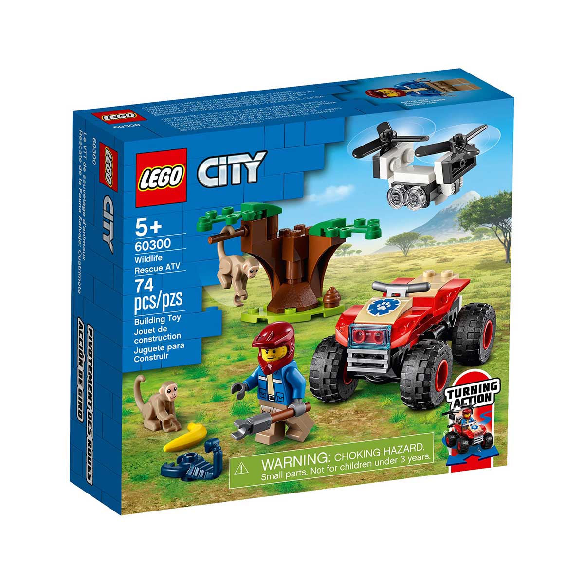 LEGO City - Quadriciclo para Salvar Animais Selvagens - 60300