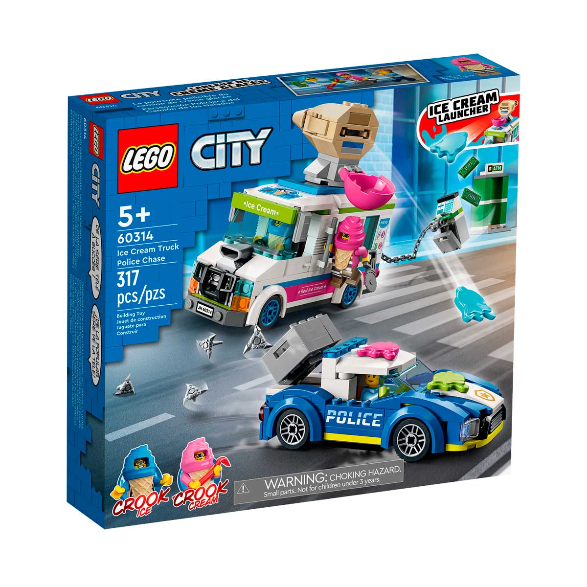 LEGO City - Perseguição Policial de Carro de Sorvetes - 60314