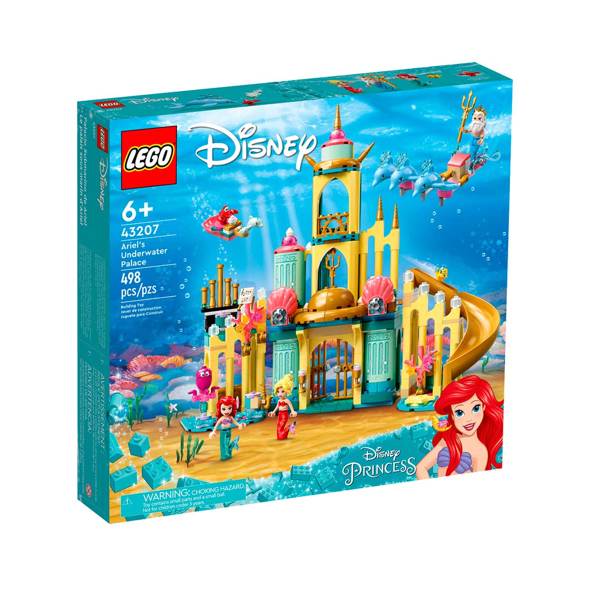 LEGO Disney Princess - O Palácio Subaquático da Ariel - 43207