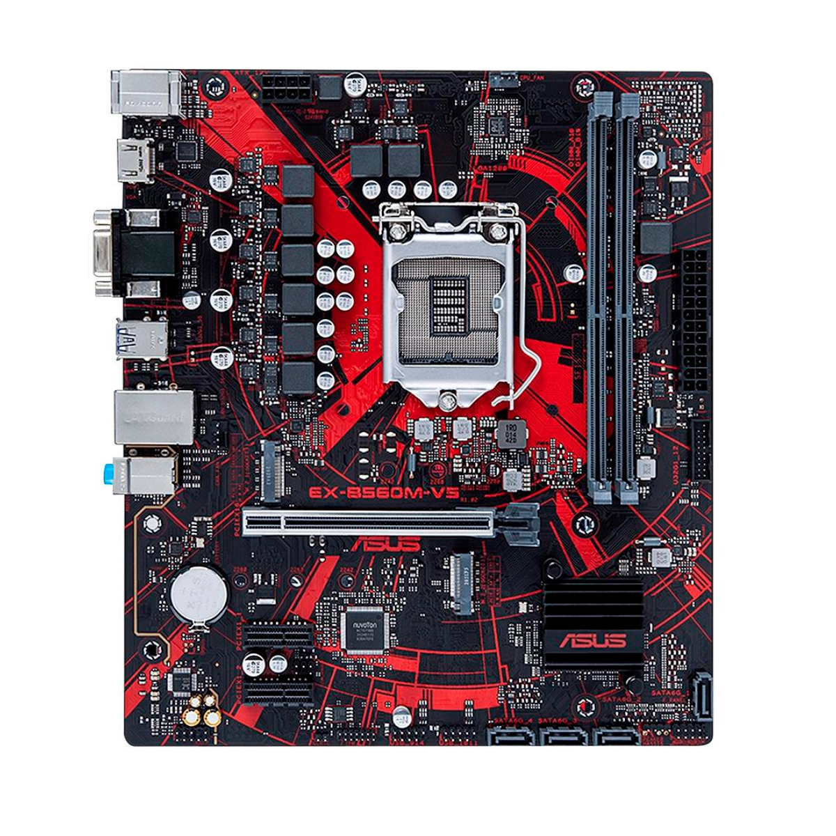 Placa Mãe Asus Ex B560M V5 (LGA 1200 - DDR4 3200) - Chipset Intel B560 Express - USB 3.2 - Slot M.2 - 90MB16Q1-M0EAYM