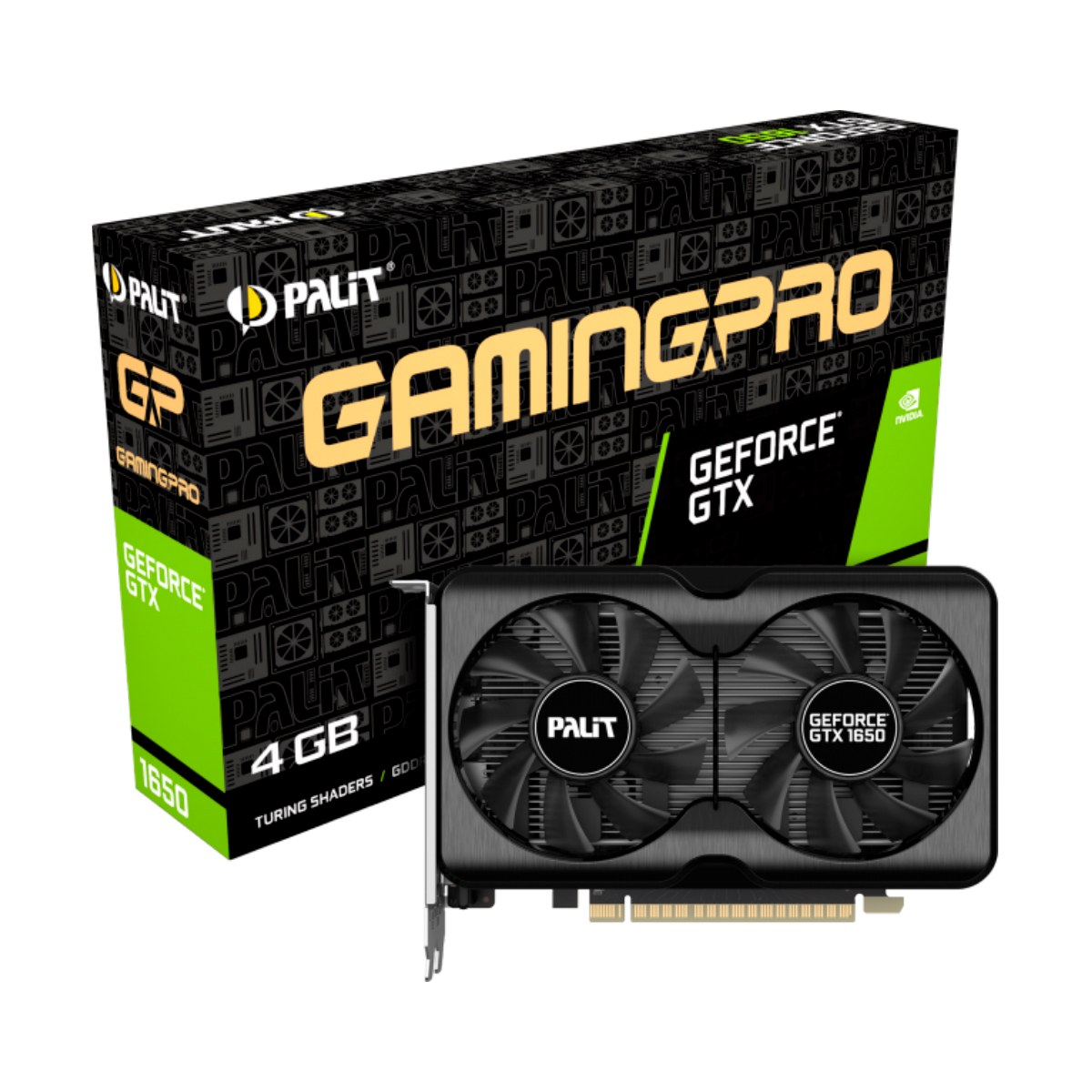 GeForce GTX 1650 4GB GDDR6 128bits - GamingPro - PALIT NE6165001BG1-1175A