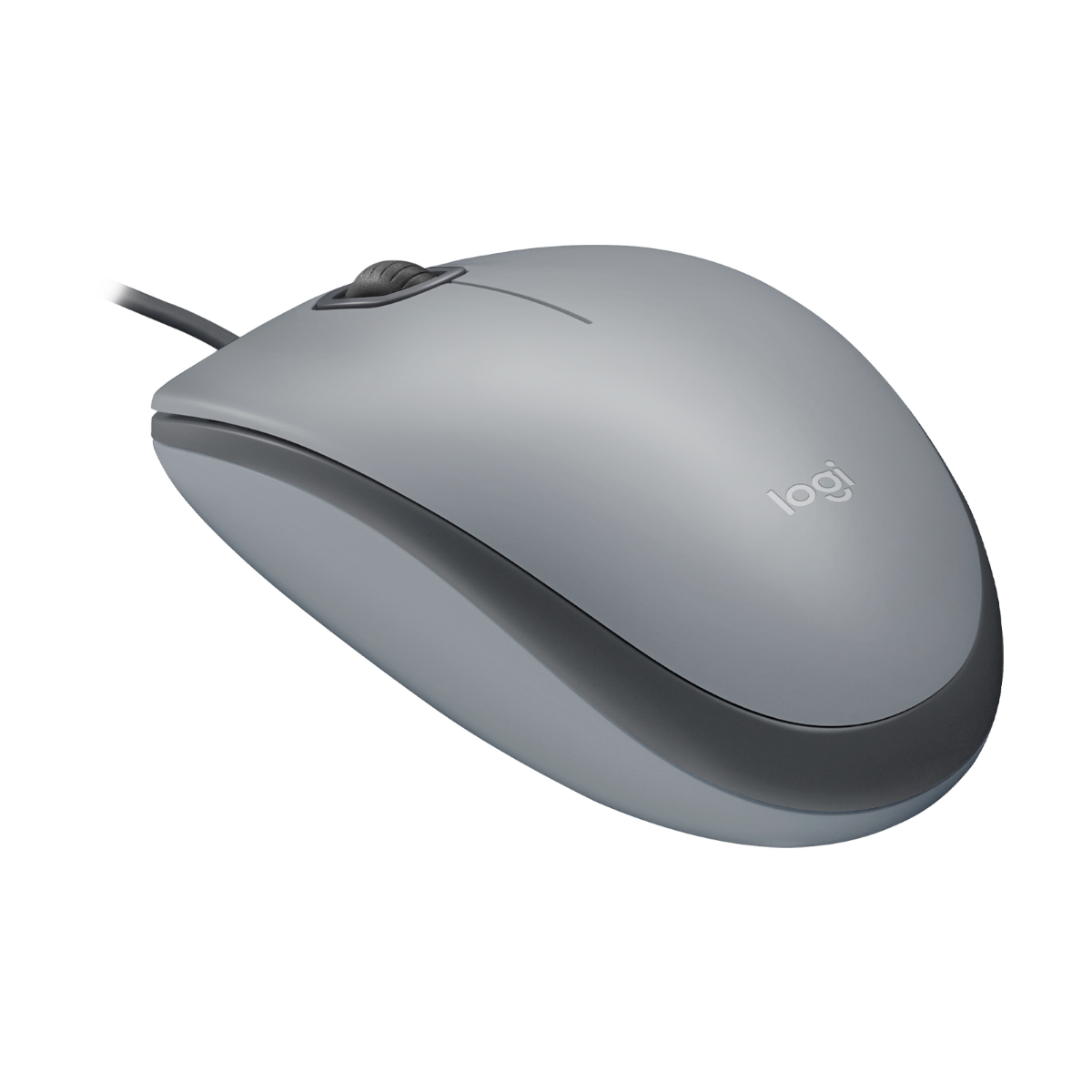 Mouse Logitech M110 Silent - USB - Clique Silencioso - Ambidestro - Cinza - 910-005494