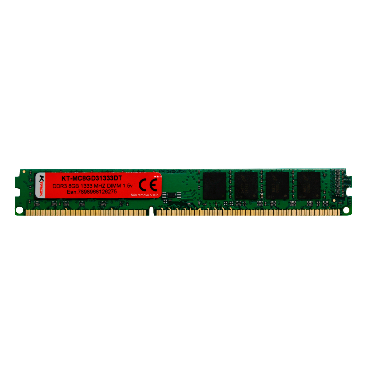 Memória 8GB DDR3 1600MHz Ktrok - KT-MC8GD31600DT